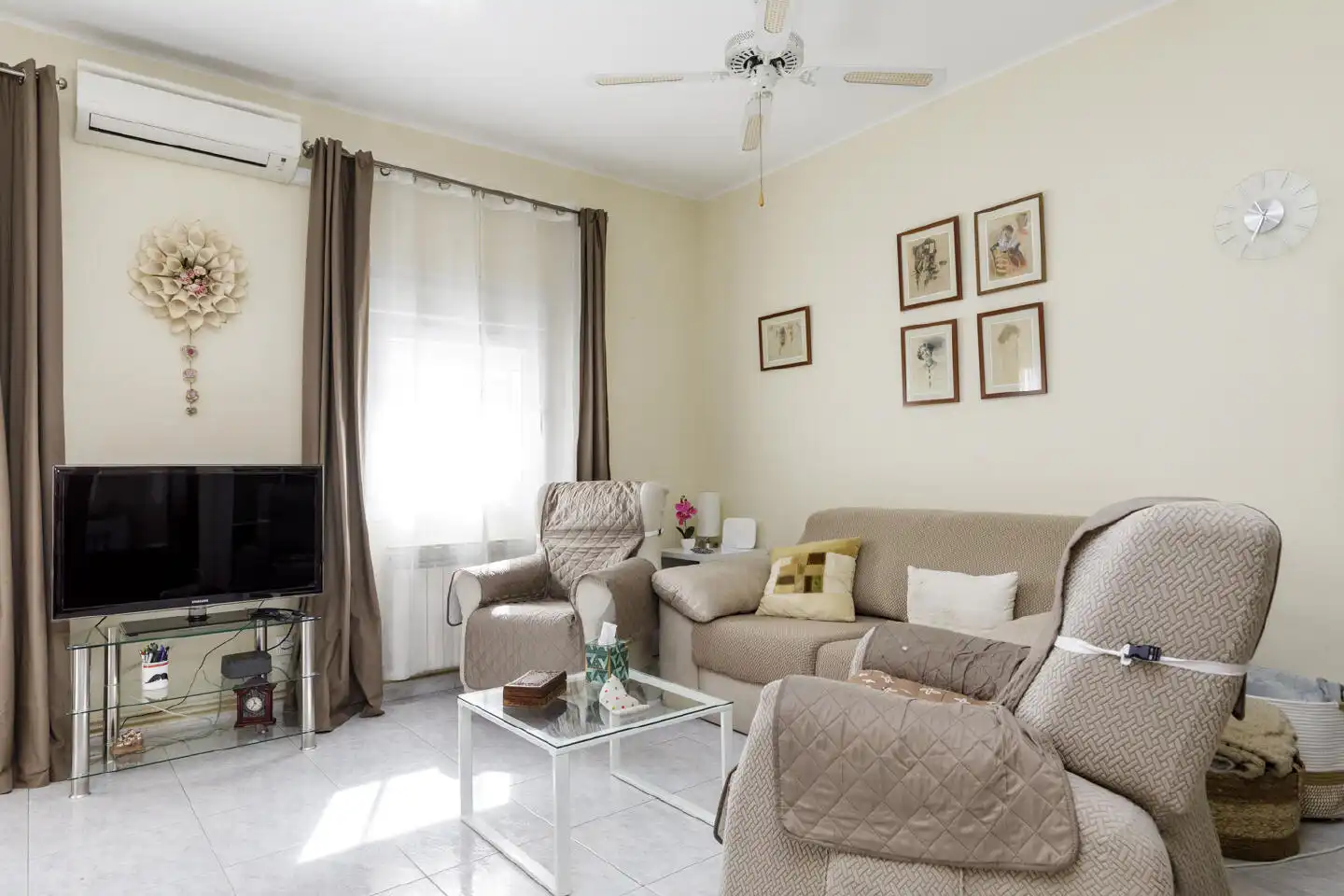 Sala de estar de Piso en venta en Zaragoza
