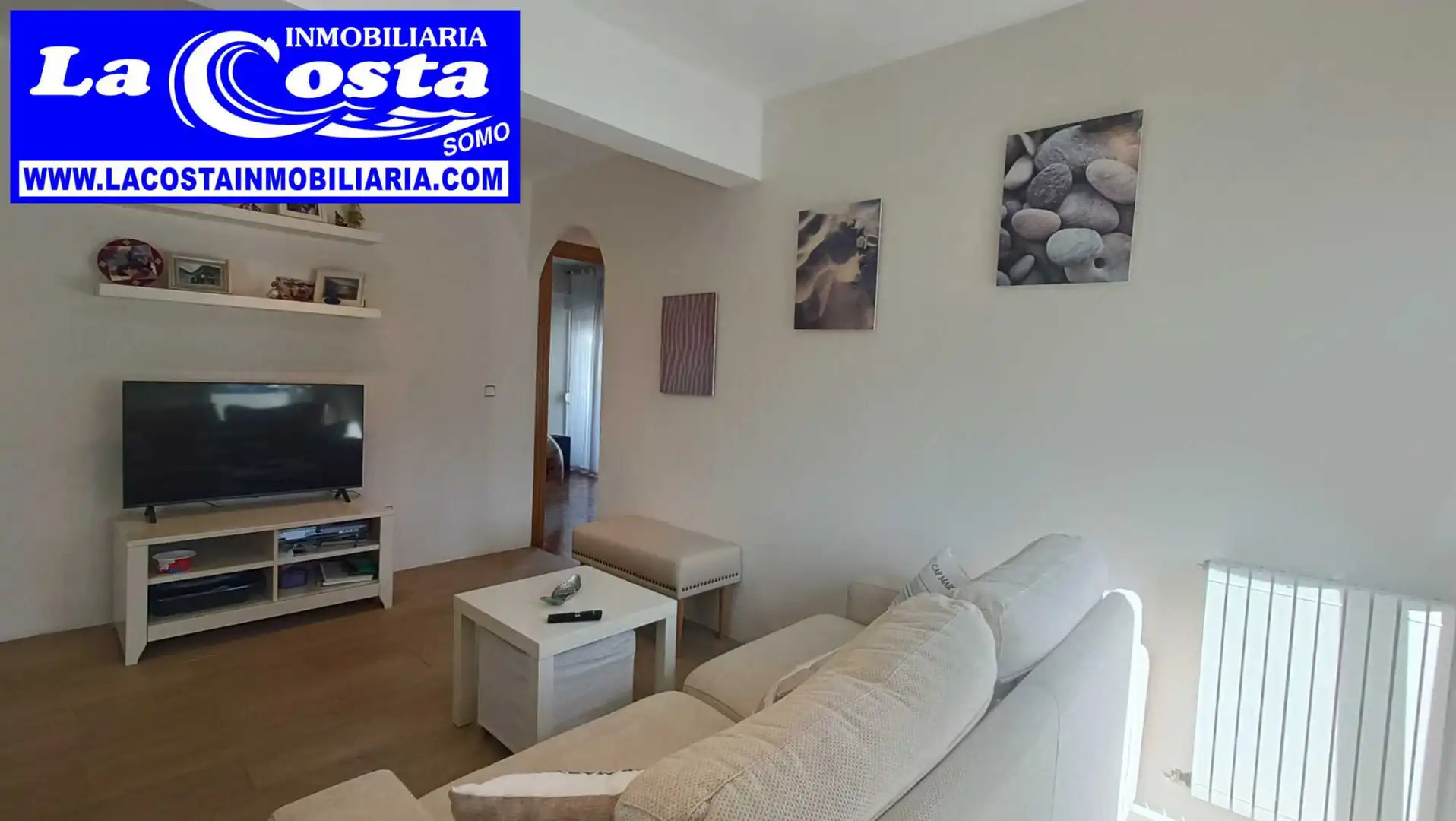 Sala de estar de Piso en venta en Ribamontán al Mar con Calefacción, Terraza y Horno