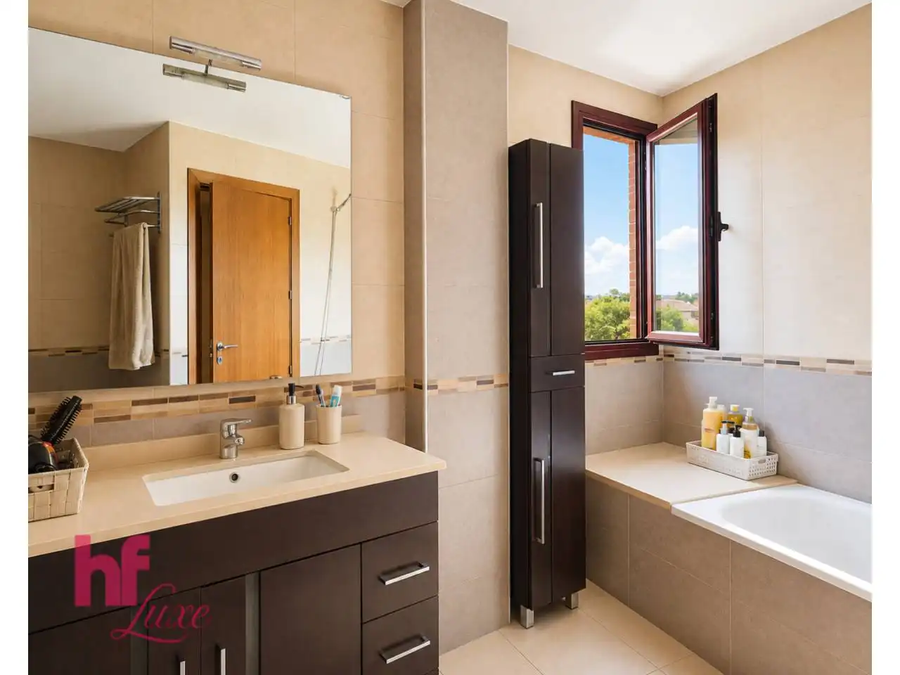 Baño de Casa adosada en venta en Lliçà de Vall con Aire acondicionado, Calefacción y Jardín privado
