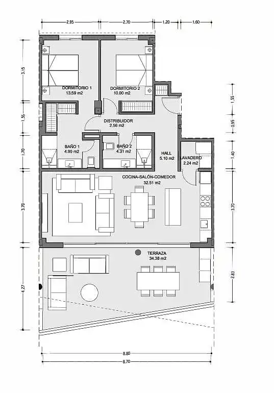 Apartamento con ascensor en venta en El Higuerón, imagen 23