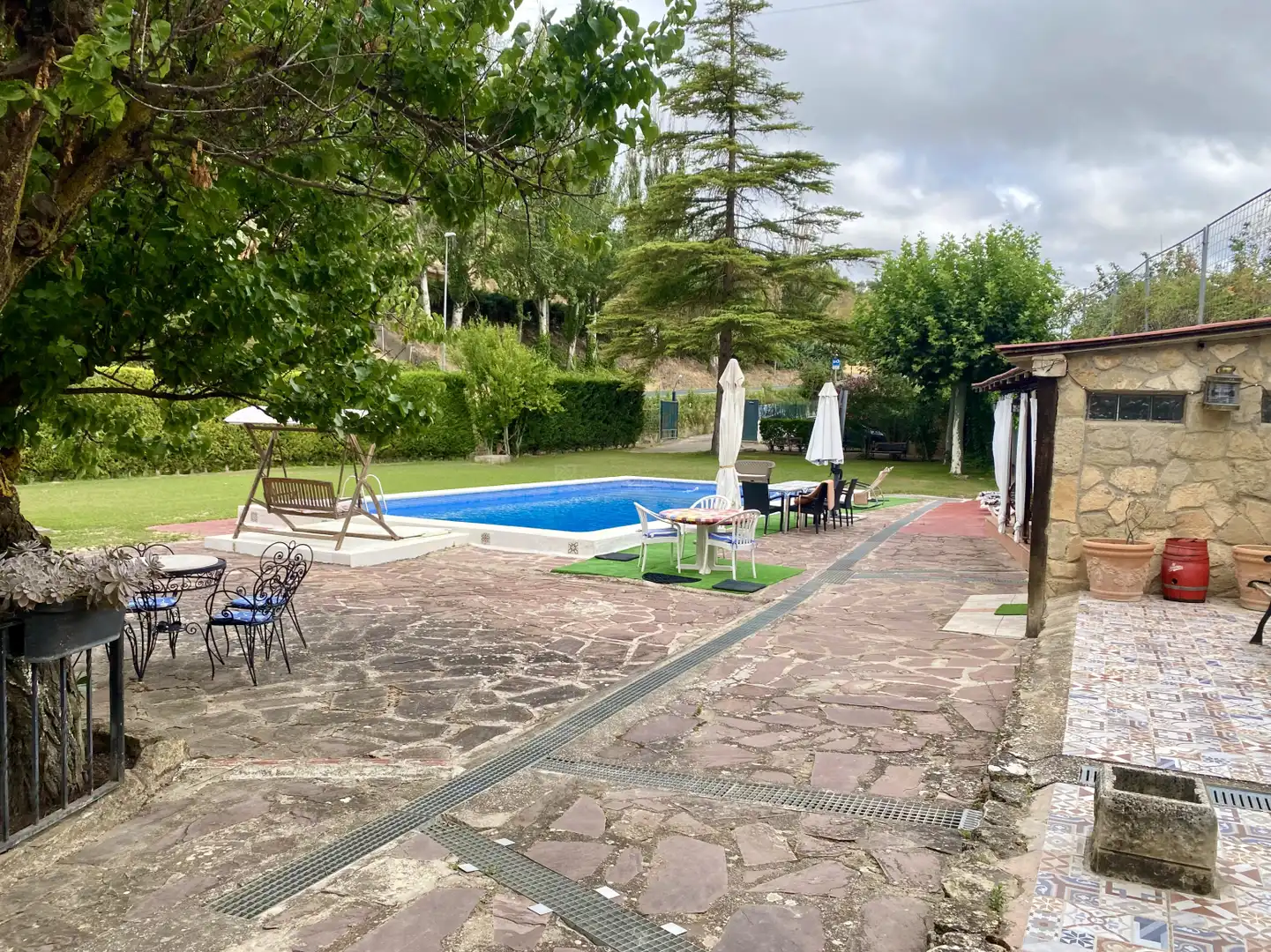 Piscina de Casa o chalet en venta en Lanciego / Lantziego con Calefacción, Jardín privado y Parquet
