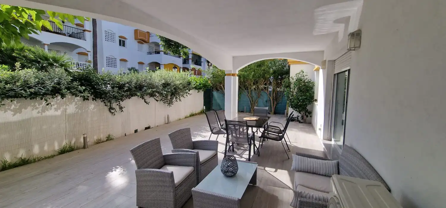 Terrasse von Wohnungen zur Miete in Marbella mit Klimaanlage, Heizung und Terrasse