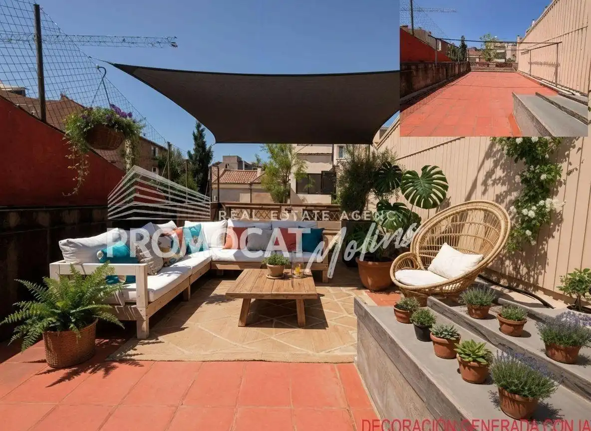 Terraza de Casa o chalet en venta en Molins de Rei con Aire acondicionado, Calefacción y Jardín privado