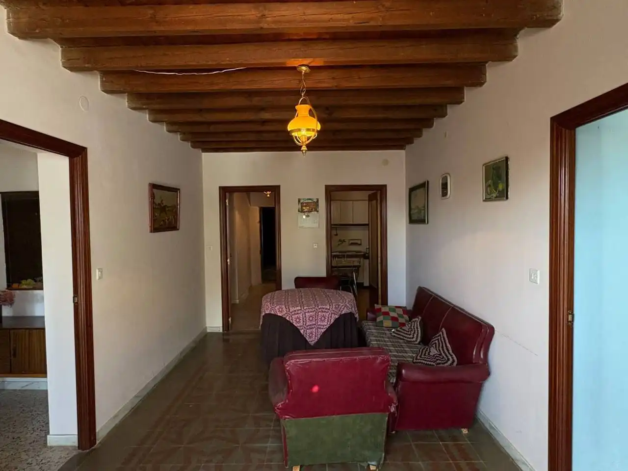 Sala de estar de Casa o chalet en venta en Abusejo con Amueblado