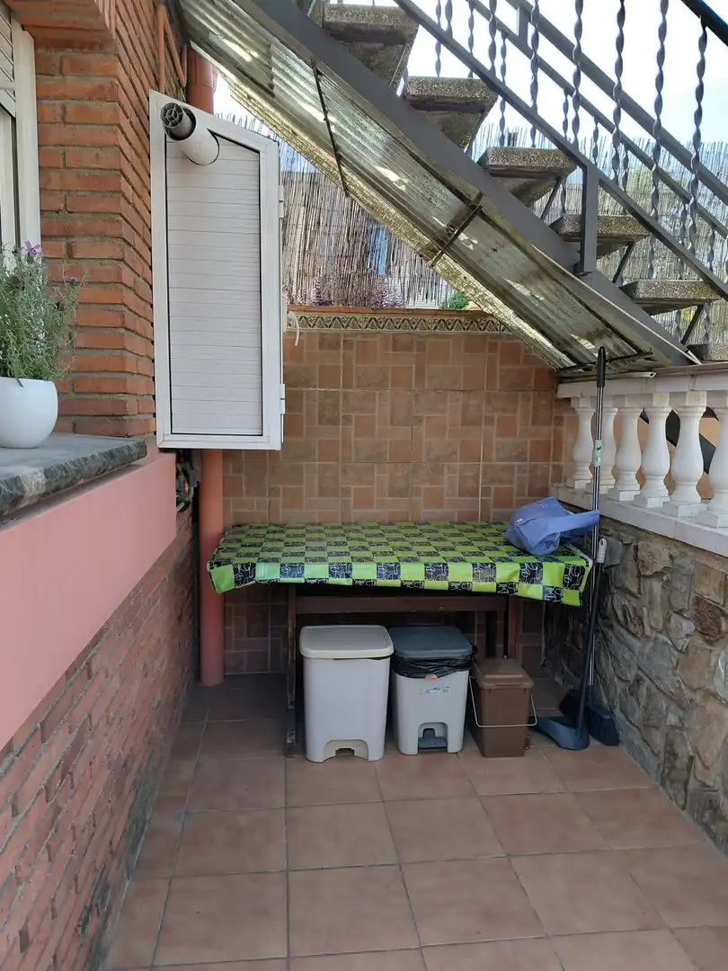Terrassa de Casa adosada en venda en Parets del Vallès amb Aire condicionat, Calefacció i Piscina