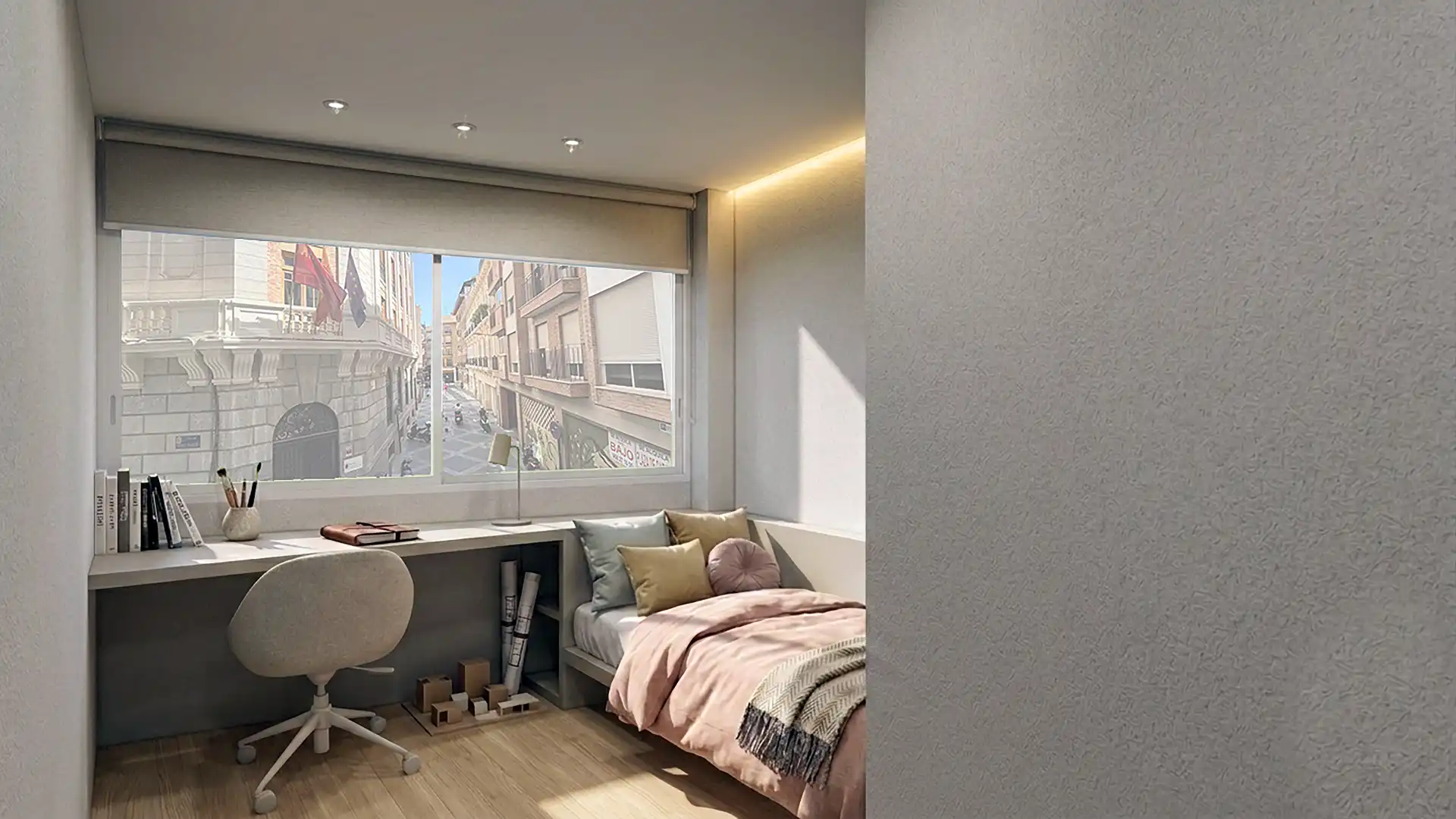 Bedroom of Flat for sale in Murcia  with Air Conditioner and Heating