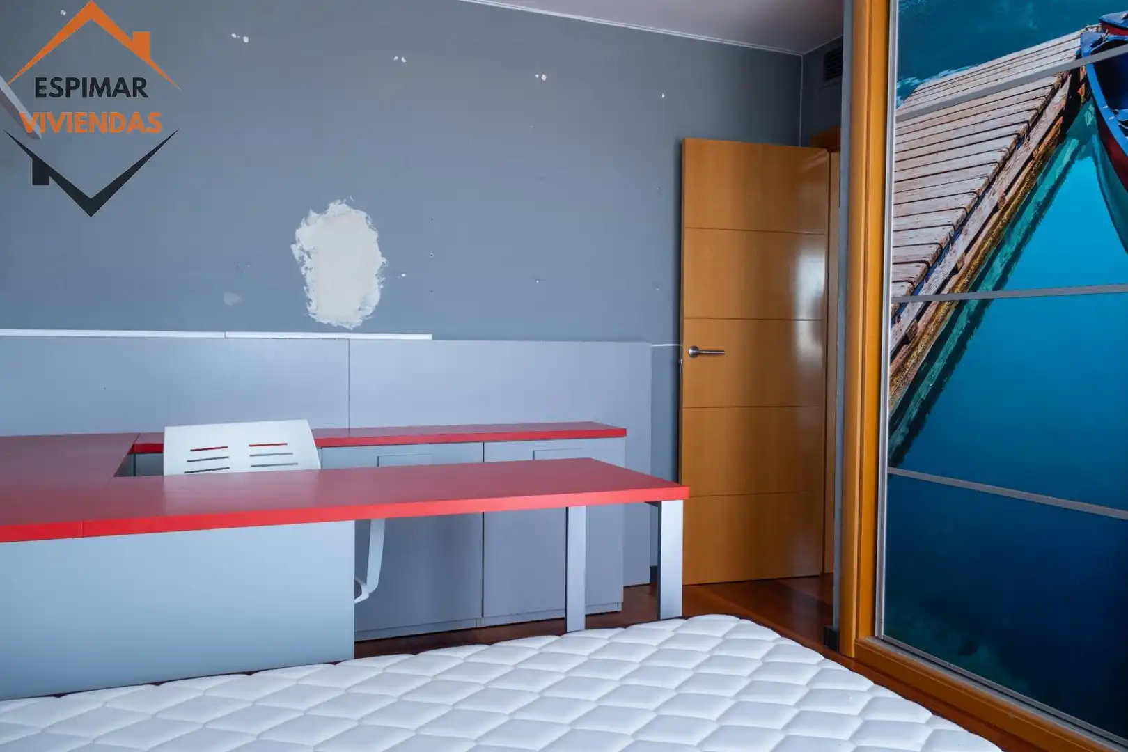 Bedroom of Houses for sale in Villanueva de Gállego  with Air Conditioner, Heating and Private garden