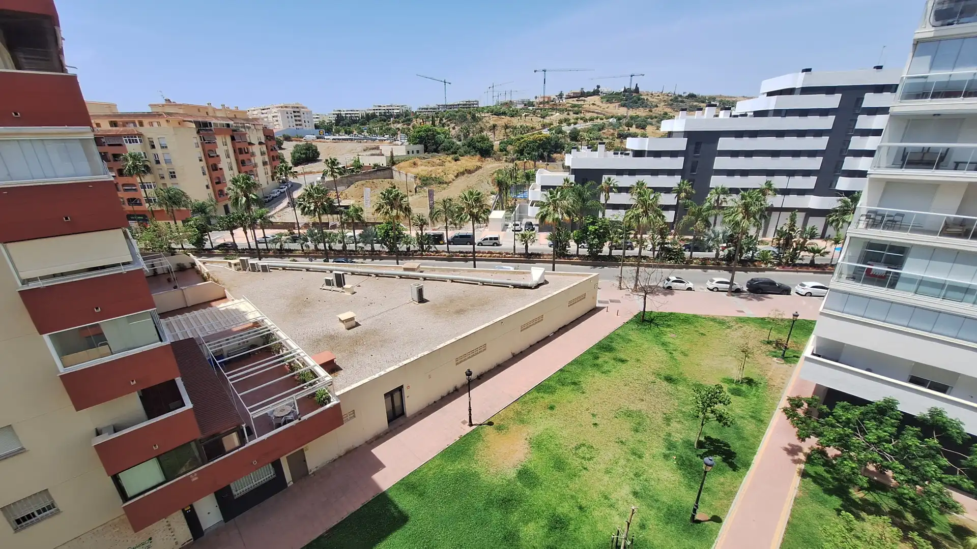 Exterior view of Flat for sale in Estepona  with Air Conditioner, Storage room and Swimming Pool