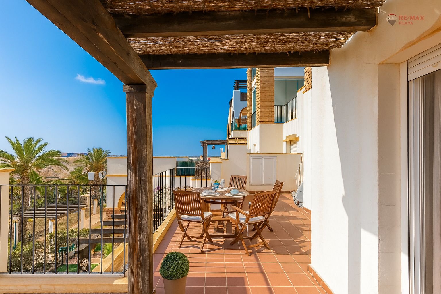 Terrace of Apartment for sale in Vera  with Air Conditioner, Terrace and Furnished