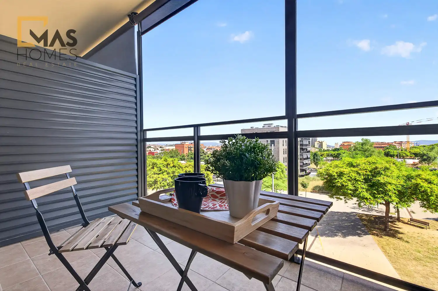 Terrasse von Maisonette zum Verkauf in Sabadell mit Klimaanlage, Heizung und Parkett