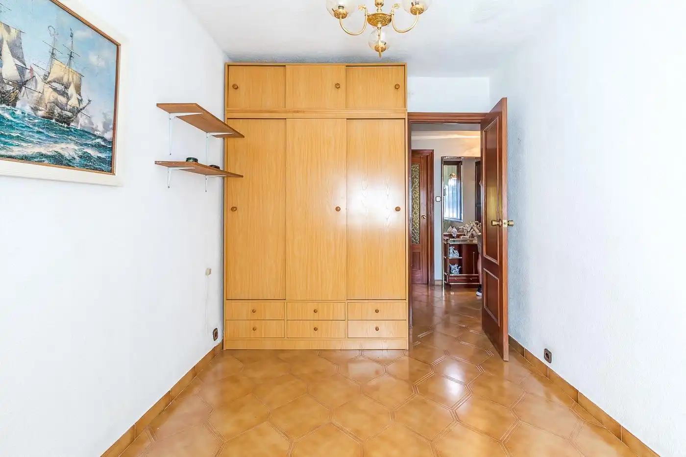Bedroom of Flat for sale in Madrid  with Air Conditioner