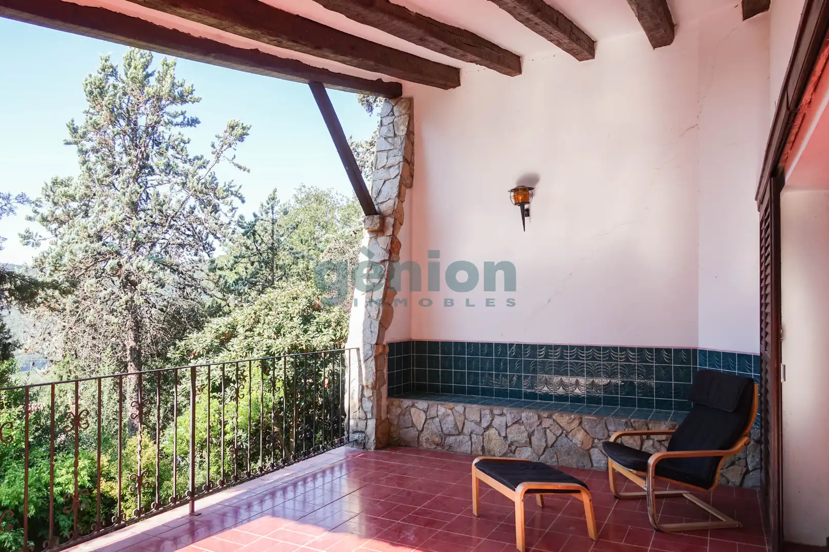 Terraza de Casa o chalet en venta en Sant Aniol de Finestres con Jardín privado y Terraza