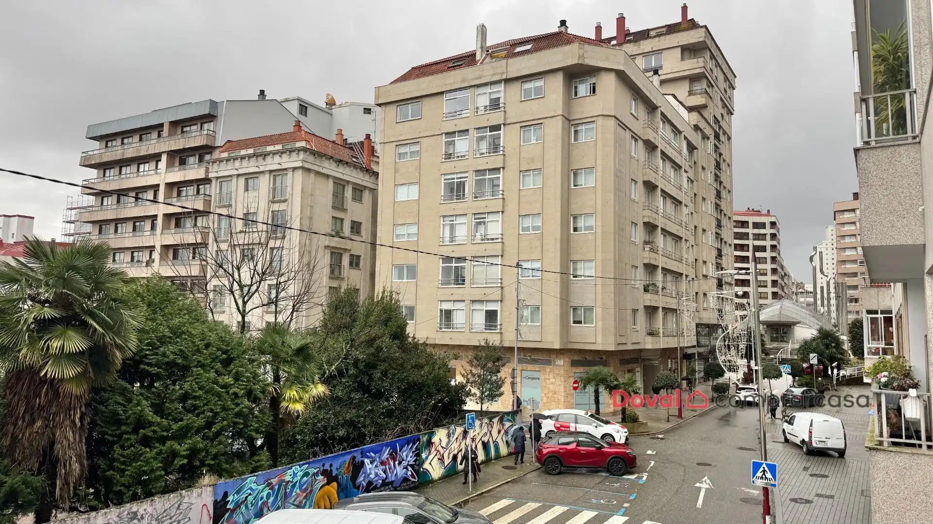 Vista exterior de Piso en venta en Vigo  con Calefacción, Terraza y Balcón