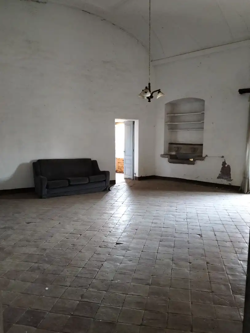 Sala de estar de Finca rústica en venta en Vilopriu con Terraza y Balcón