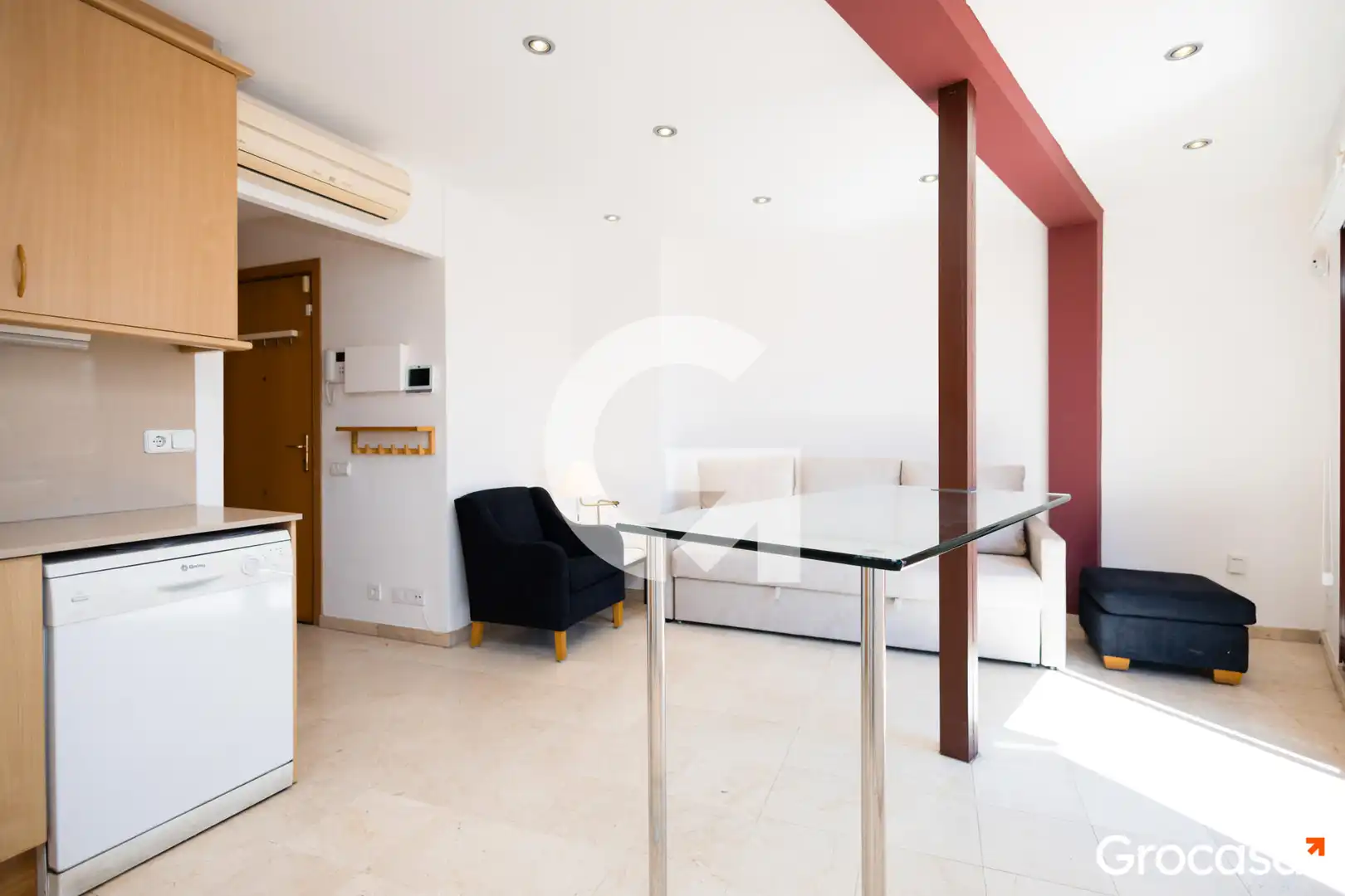 Sala d'estar de Dúplex en venda en Barcelona amb Aire condicionat, Calefacció i Terrassa
