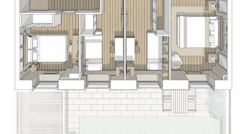 Foto 3 de vivienda de obra nueva en Piso de alquiler en Carrer del Poble Amazic, 67, Can Gambús, Barcelona