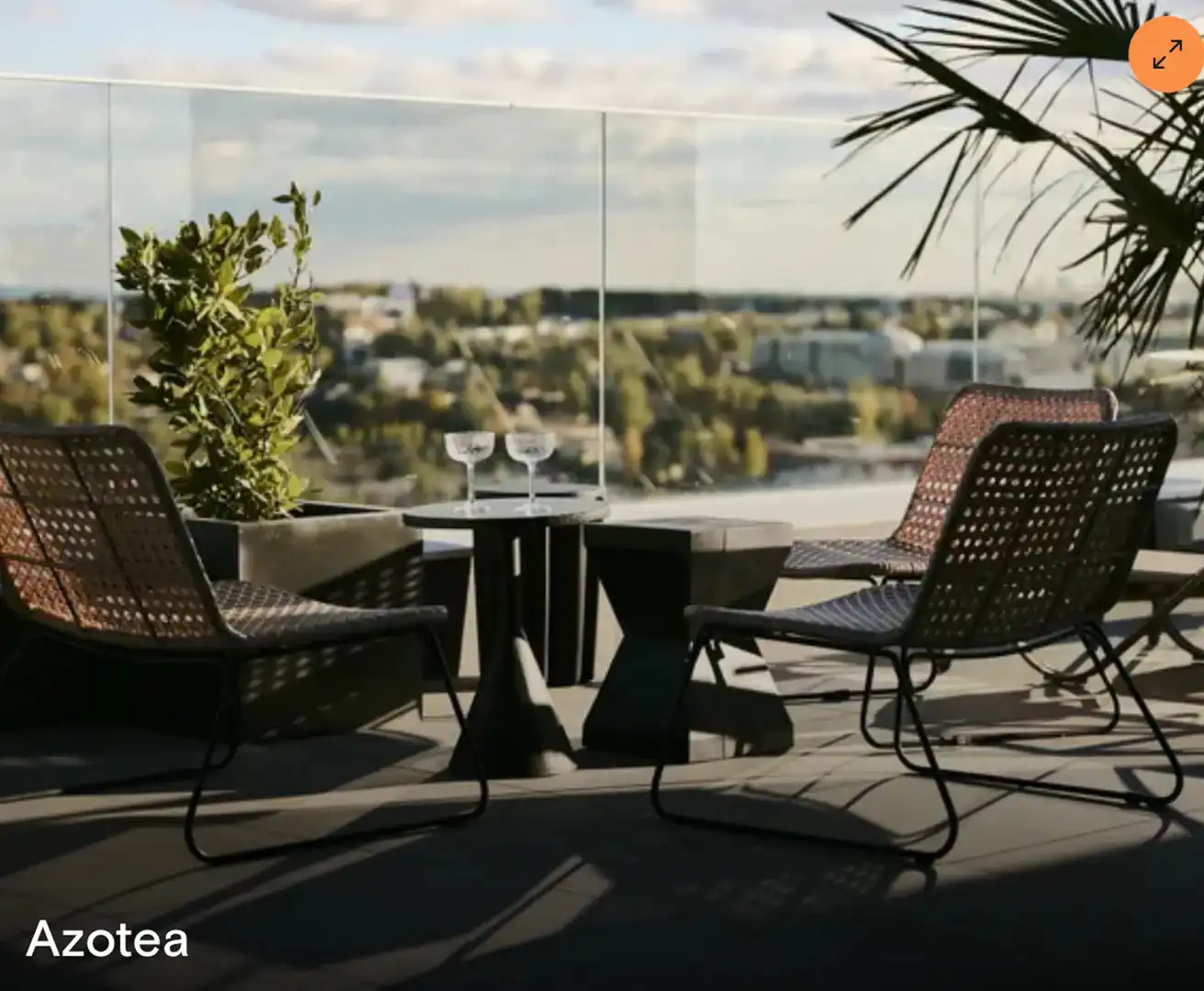 Terraza de Piso de alquiler en Gràcia
