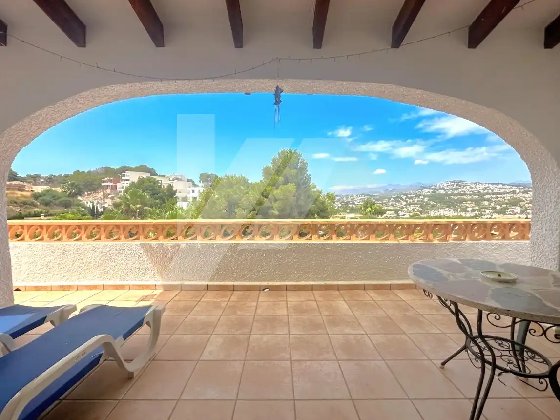 Terraza de Casa o chalet en venta en Moraira con Calefacción, Jardín privado y Terraza