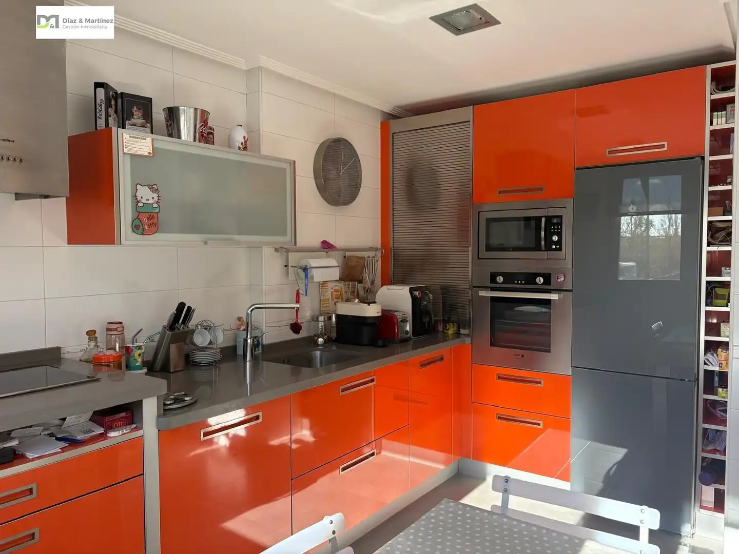 Cocina de Casa o chalet en venta en San Andrés del Rabanedo con Calefacción, Jardín privado y Parquet