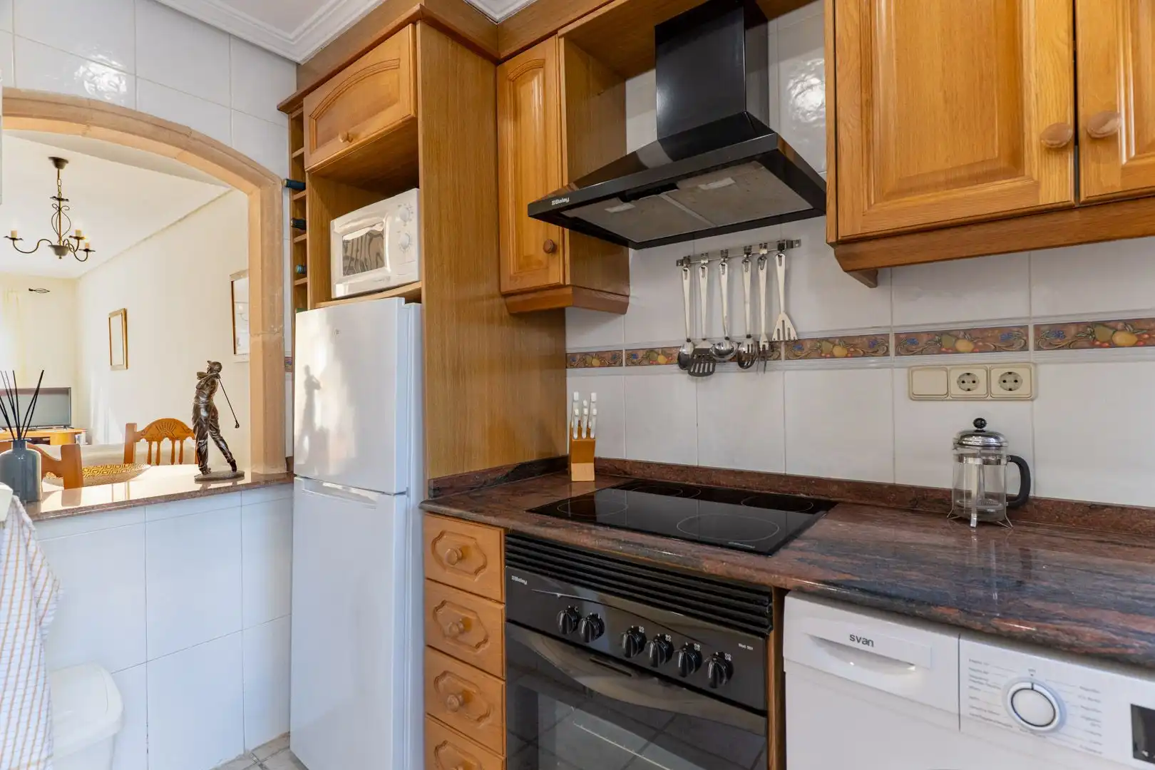 Cocina de Casa adosada en venta en Jávea / Xàbia con Aire acondicionado, Calefacción y Jardín privado