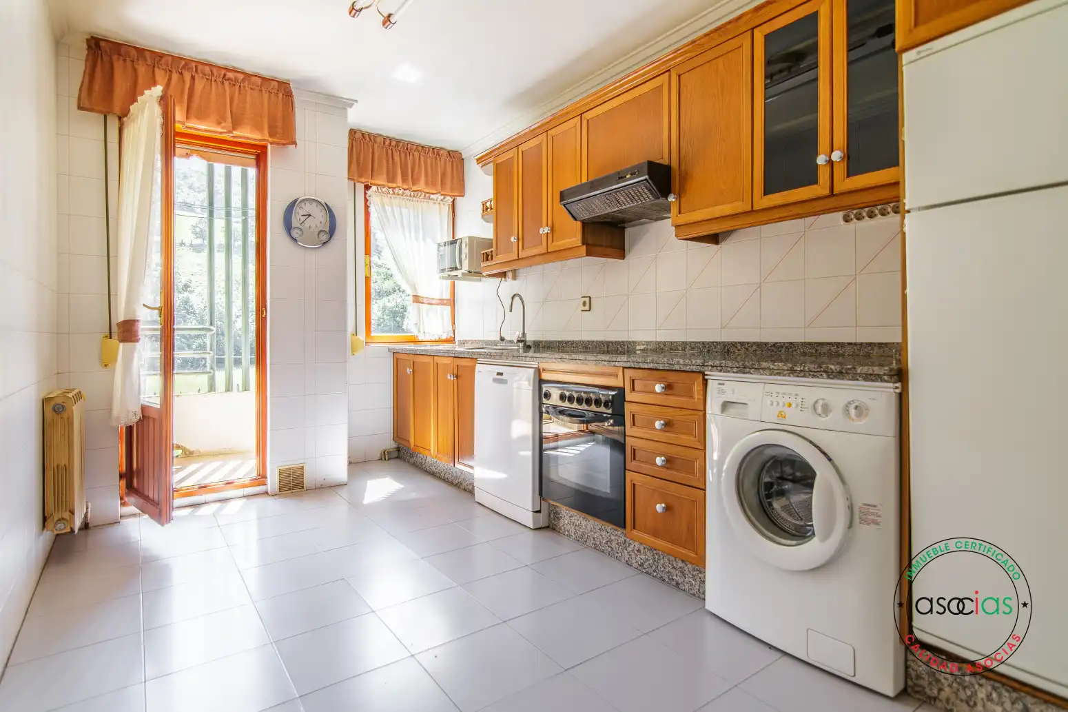 Kitchen of Flat for sale in Teverga  with Heating, Parquet flooring and Terrace