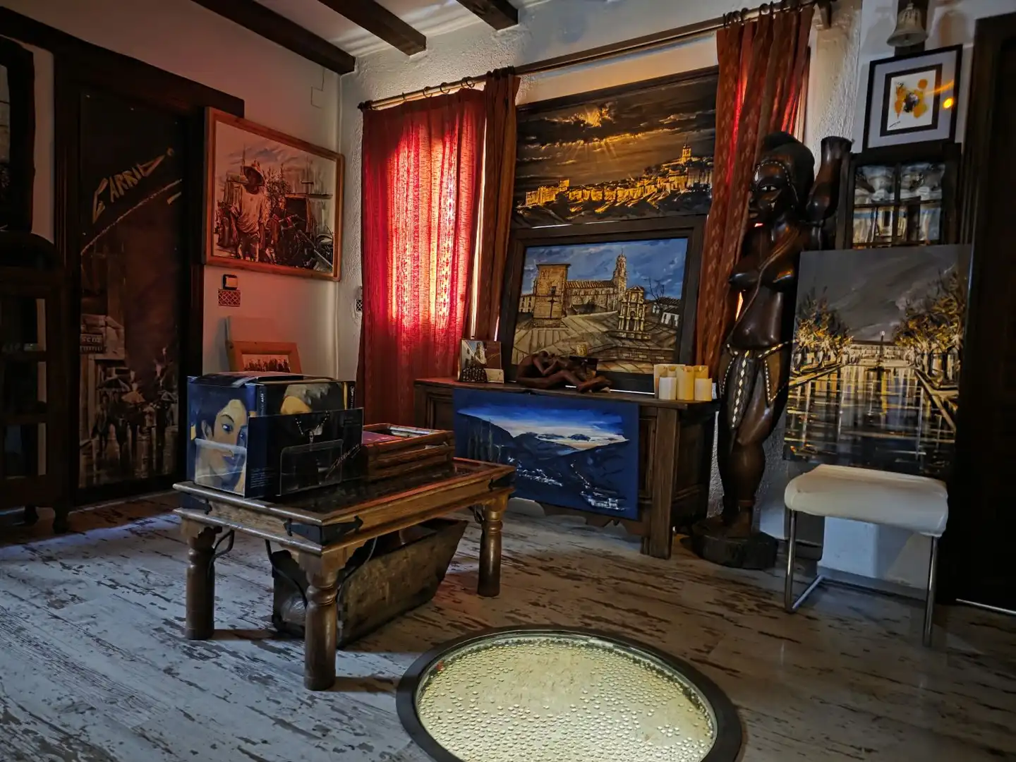 Sala d'estar de Casa o xalet en venda en Baeza amb Aire condicionat, Calefacció i Terrassa