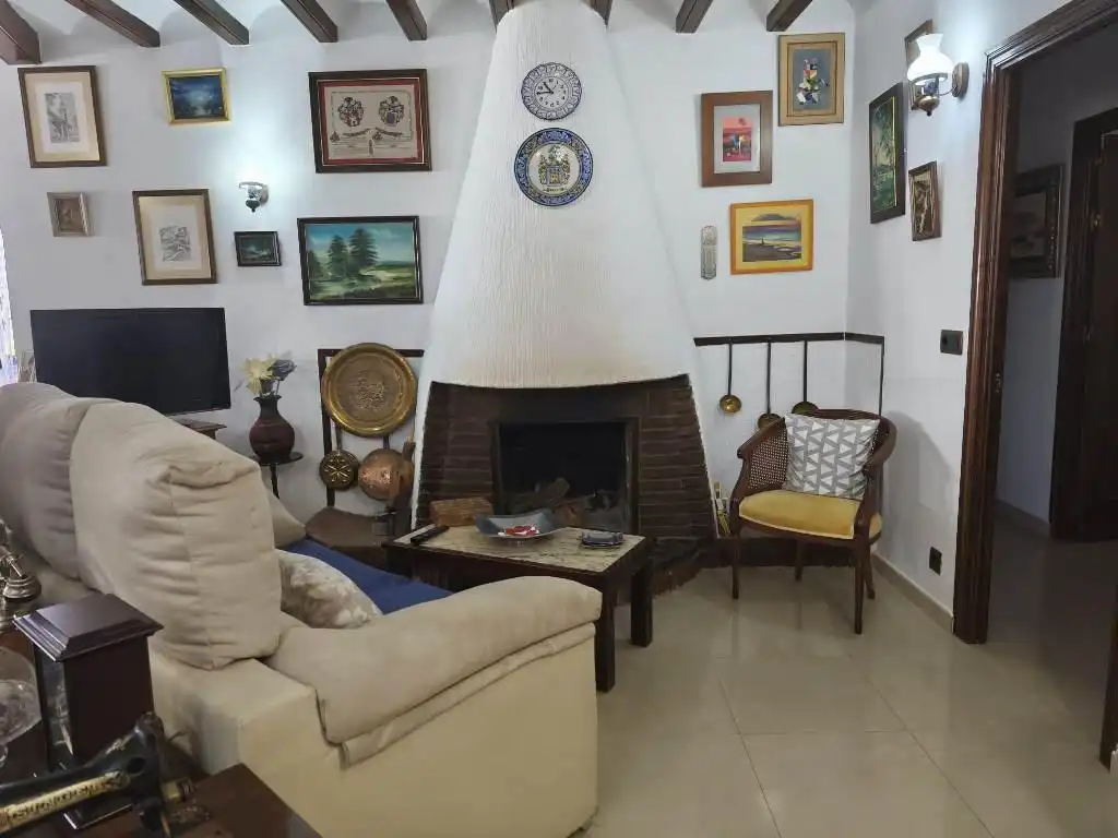 Sala de estar de Casa o chalet en venta en Mazarrón con Aire acondicionado, Jardín privado y Terraza