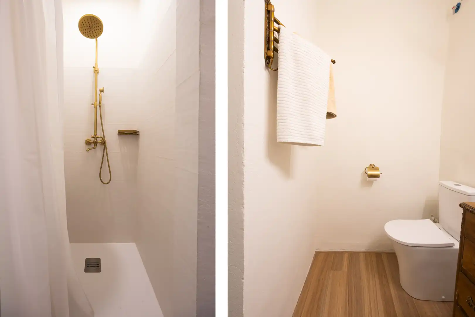 Baño de Casa o chalet en venta en El Puente del Arzobispo con Aire acondicionado, Calefacción y Jardín privado