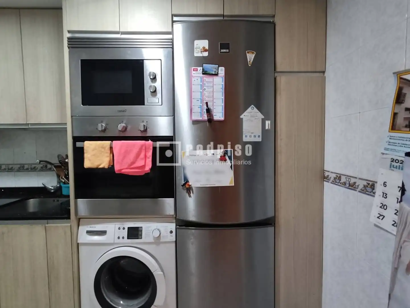 Küche von Wohnung zum Verkauf in Móstoles mit Klimaanlage und Heizung