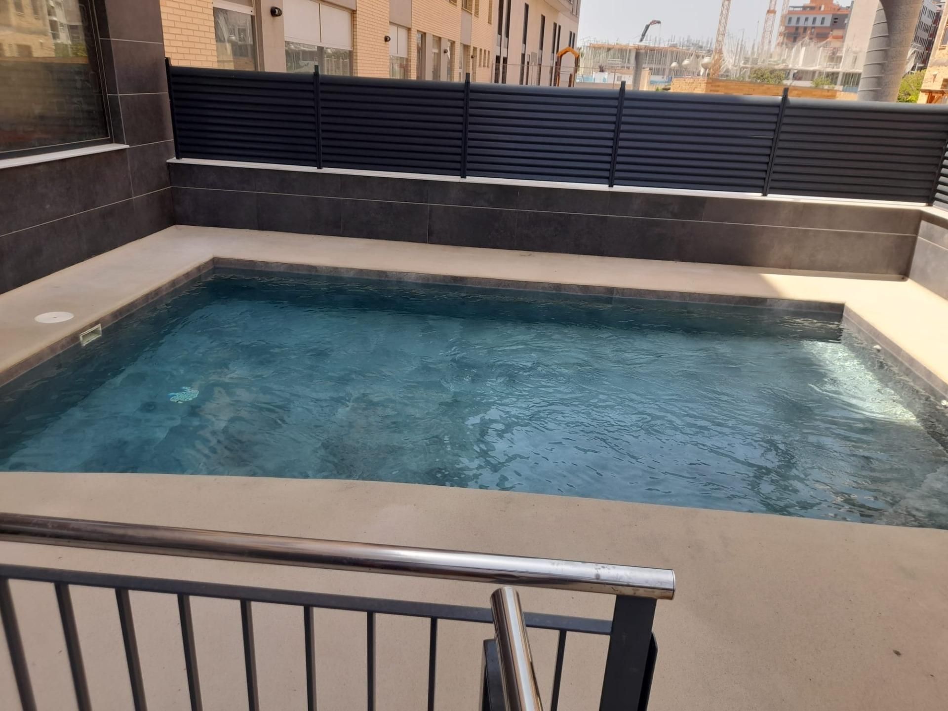Swimming pool of Flat for sale in Torrent  with Air Conditioner, Heating and Parquet flooring