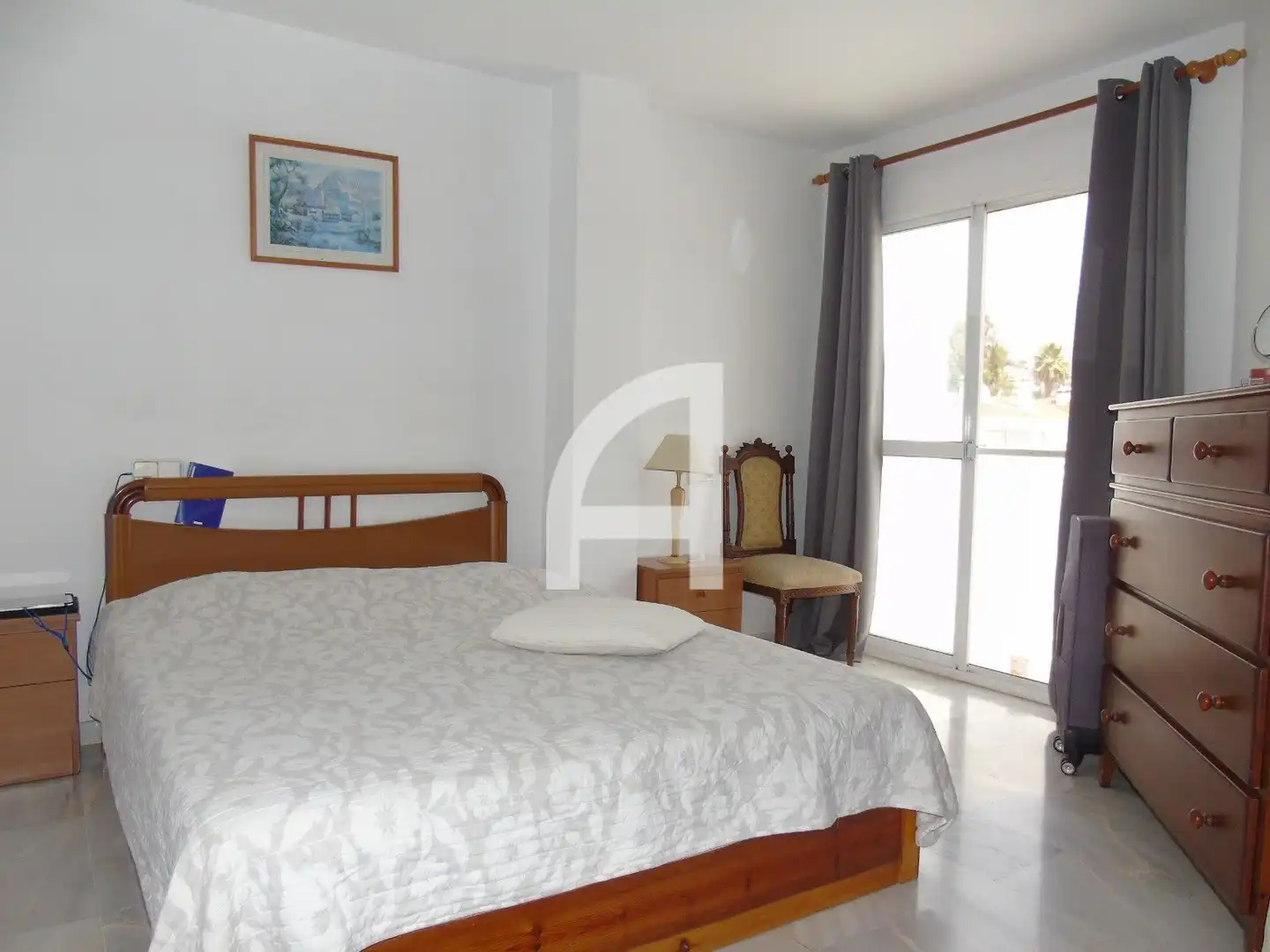 Schlafzimmer von Dachboden zum Verkauf in Mijas mit Klimaanlage, Heizung und Terrasse