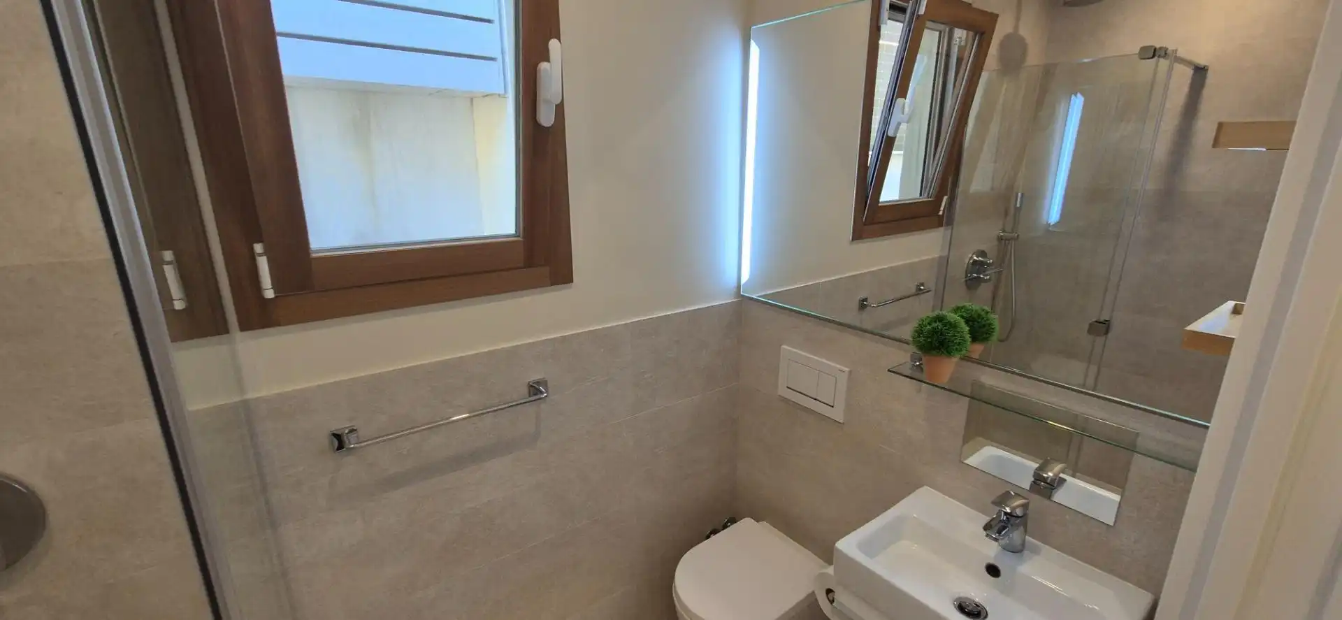Baño de Finca rústica en venta en Alaró con Aire acondicionado, Calefacción y Terraza