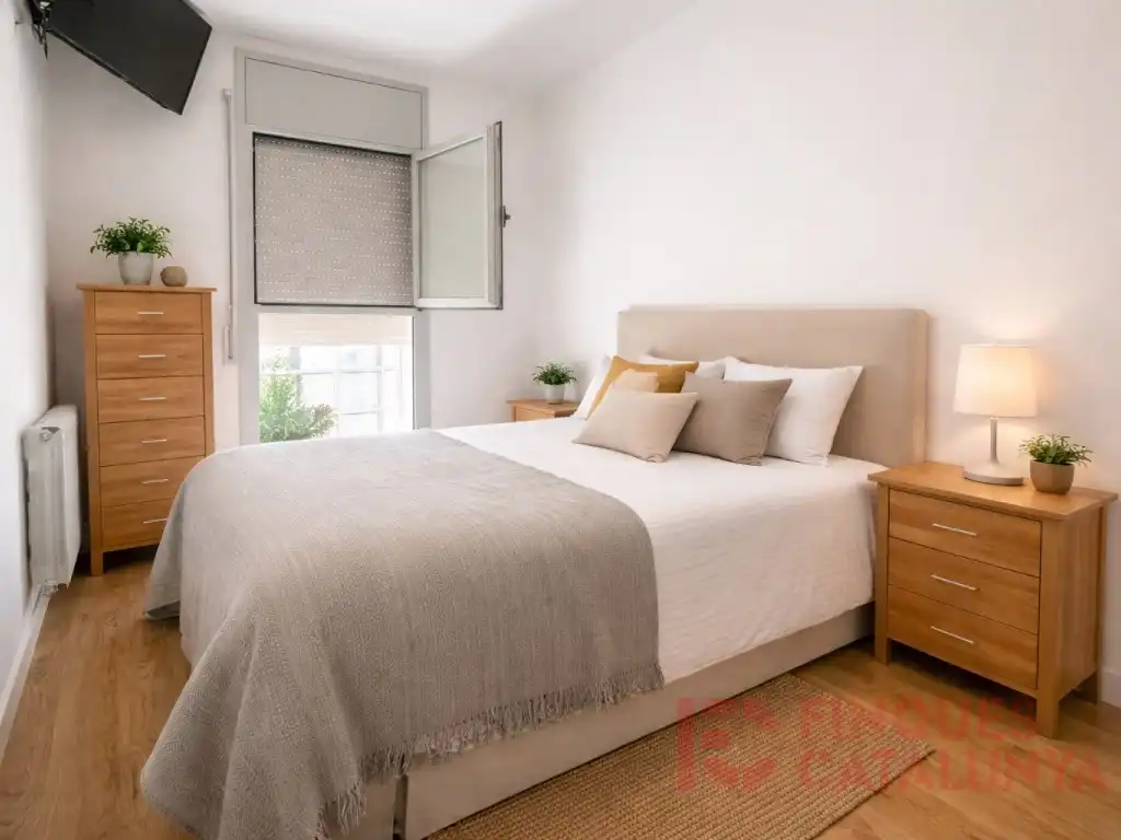 Bedroom of Flat for sale in Girona  with Balcony