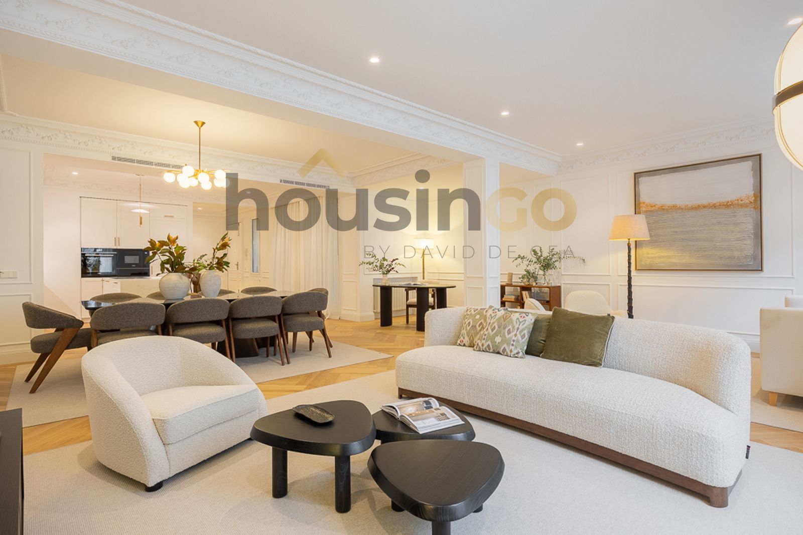 Living room of Flat for sale in  Madrid Capital  with Air Conditioner, Heating and Terrace