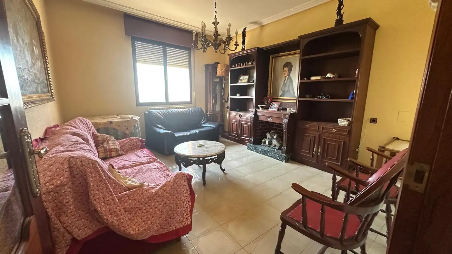 Living room of Houses for sale in Ausejo  with Heating, Terrace and Furnished