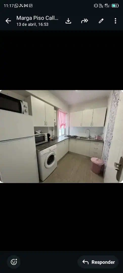 Kitchen of Flat for sale in Córdoba  with Air Conditioner, Parquet flooring and Terrace