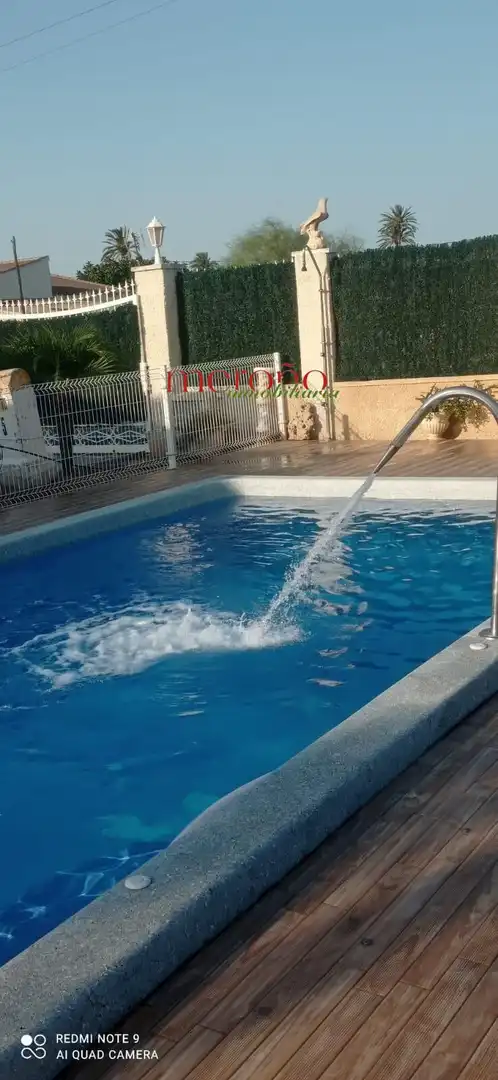 Piscina de Casa o xalet en venda en Elche / Elx amb Jardí privat, Terrassa i Traster