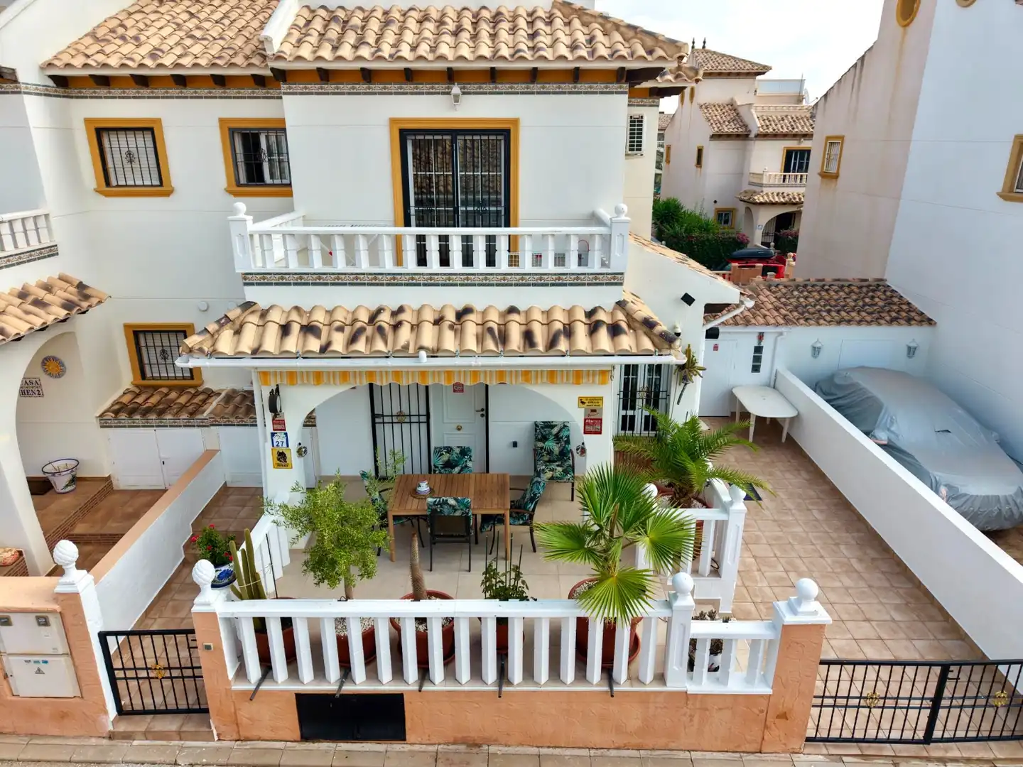 Terrace of Detached homes for sale in Orihuela  with Air Conditioner, Private garden and Terrace