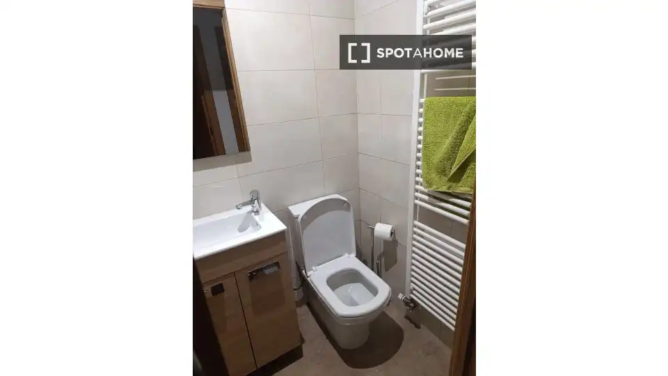 Baño de Apartamento para compartir en Castro-Urdiales con Aire acondicionado, Calefacción y Terraza