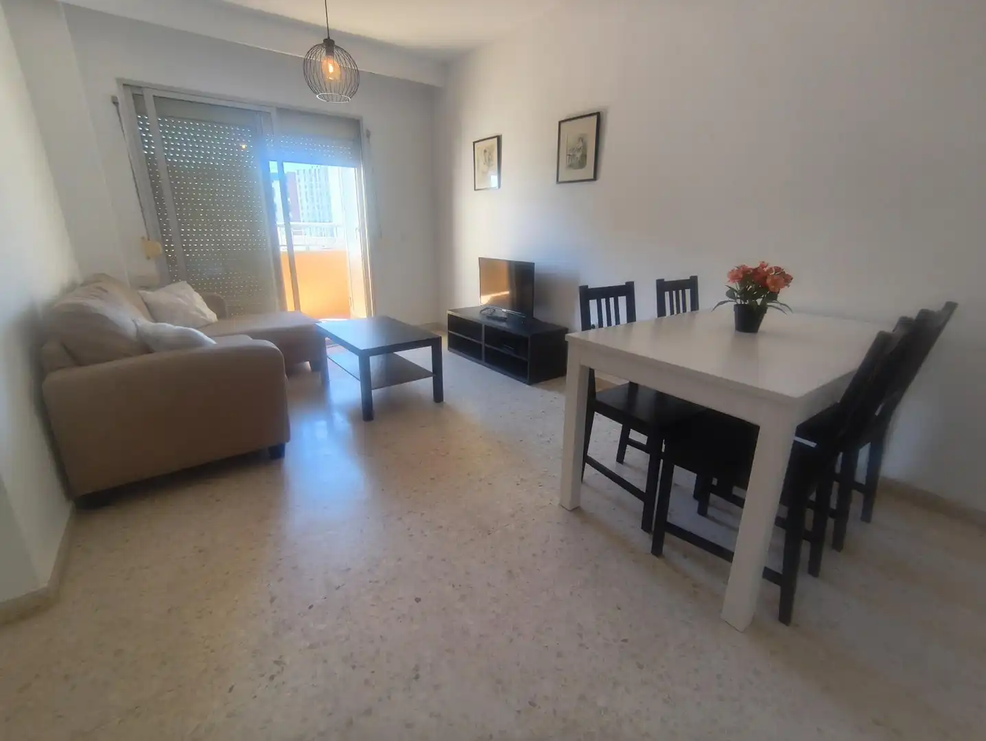 Wohnzimmer von Wohnung zur untervermieten in Jerez de la Frontera mit Terrasse und Möbliert