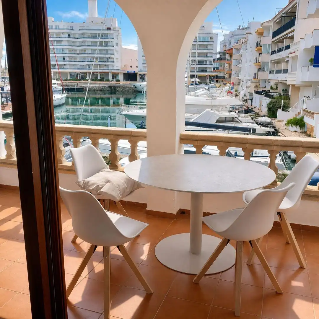 Terrassa de Casa adosada de lloguer en Empuriabrava amb Terrassa, Moblat i Balcó