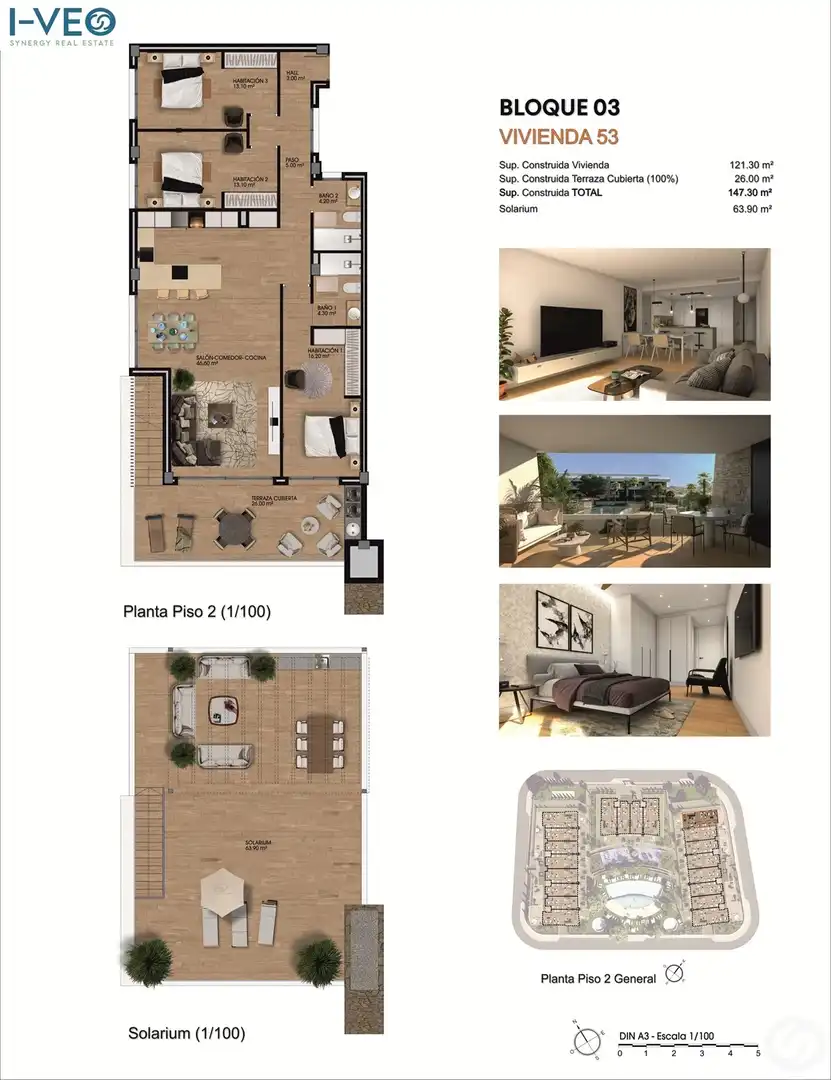 Attic for sale in Monforte del Cid  with Air Conditioner, Heating and Terrace