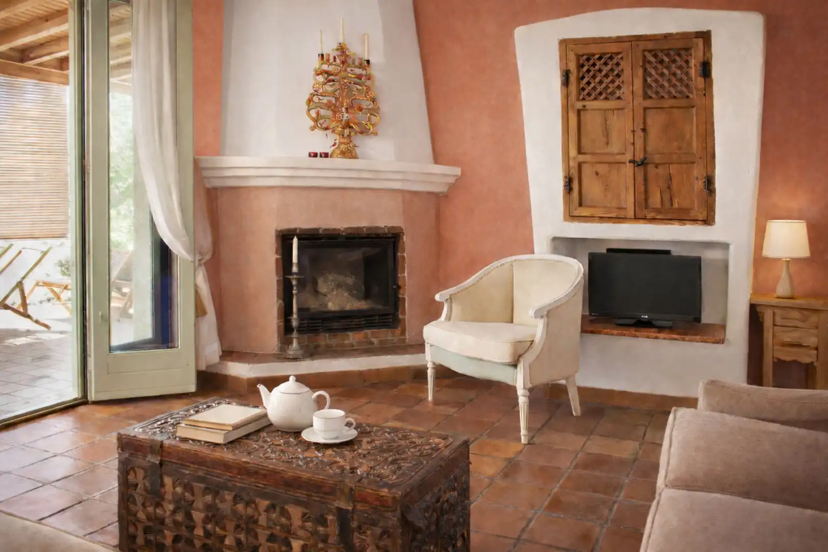Living room of Country homes for sale in Níjar  with Air Conditioner, Private garden and Terrace