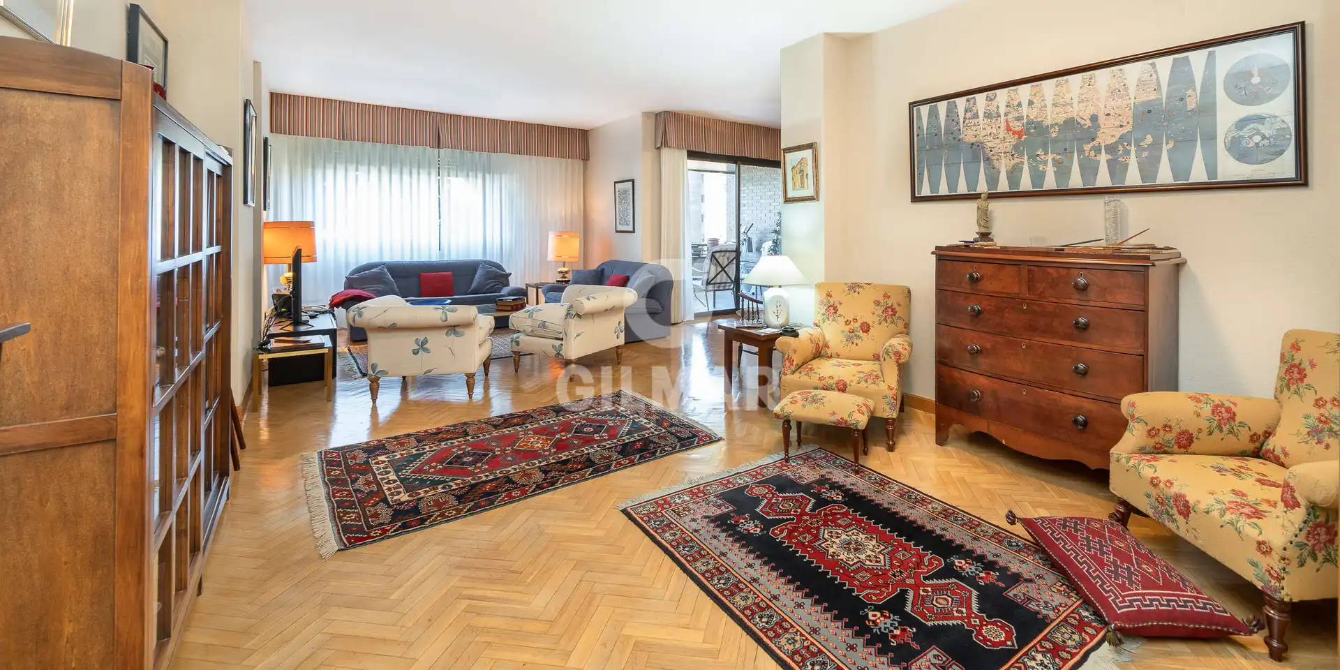 Living room of Flat for sale in Madrid  with Heating, Private garden and Storage room