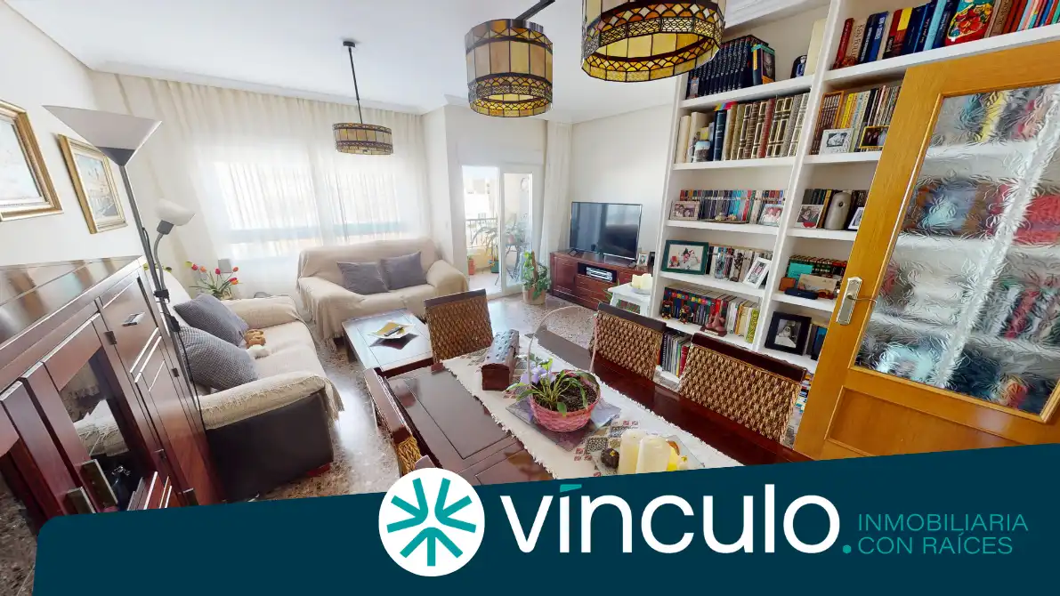 Wohnzimmer von Wohnung zum Verkauf in San Vicente del Raspeig / Sant Vicent del Raspeig mit Abstellraum, Möbliert und Ofen