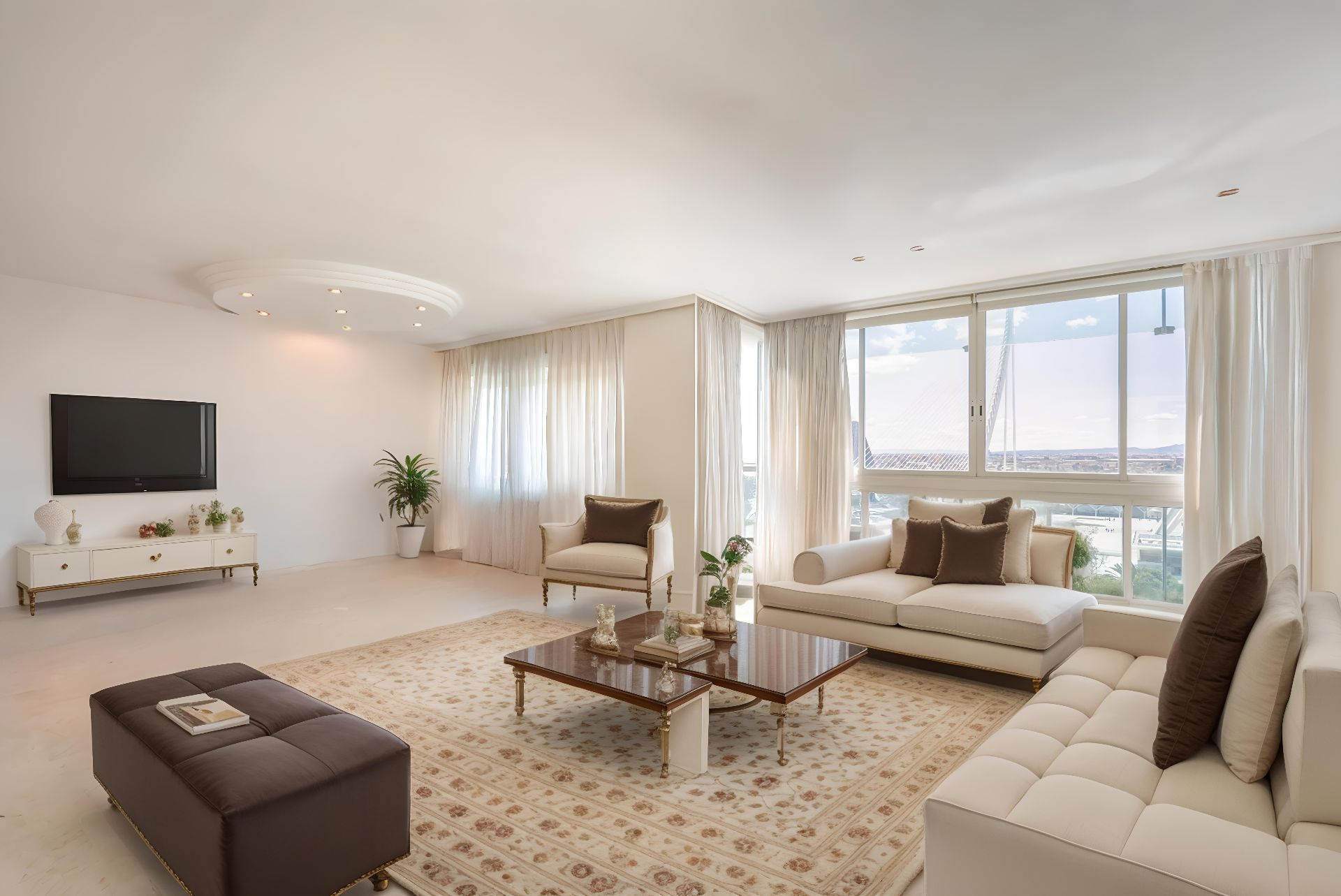 Living room of Apartment for sale in  Valencia Capital  with Air Conditioner, Heating and Terrace