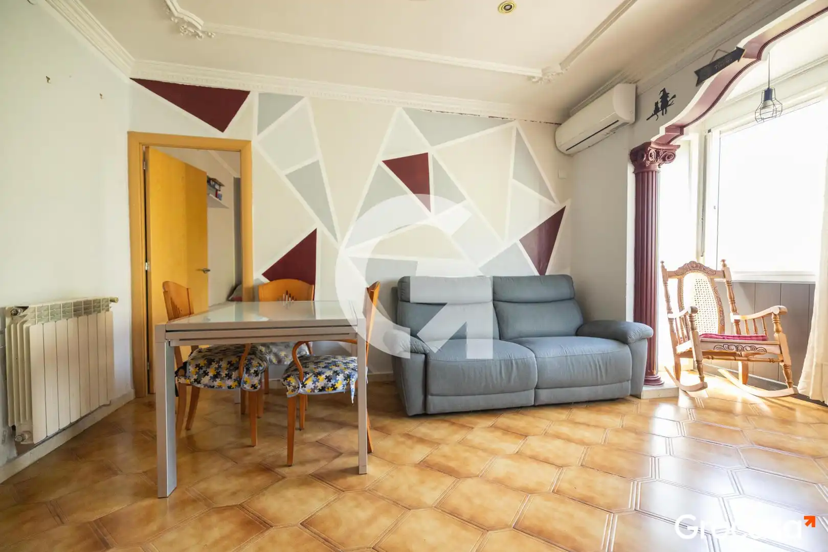 Living room of Flat for sale in Lleida  with Air Conditioner, Heating and Storage room