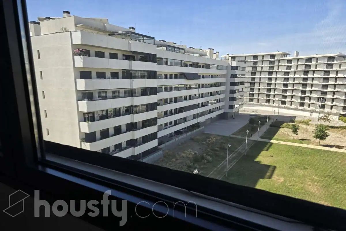 Außenansicht von Wohnung zur Miete in Sant Adrià de Besòs mit Klimaanlage und Balkon