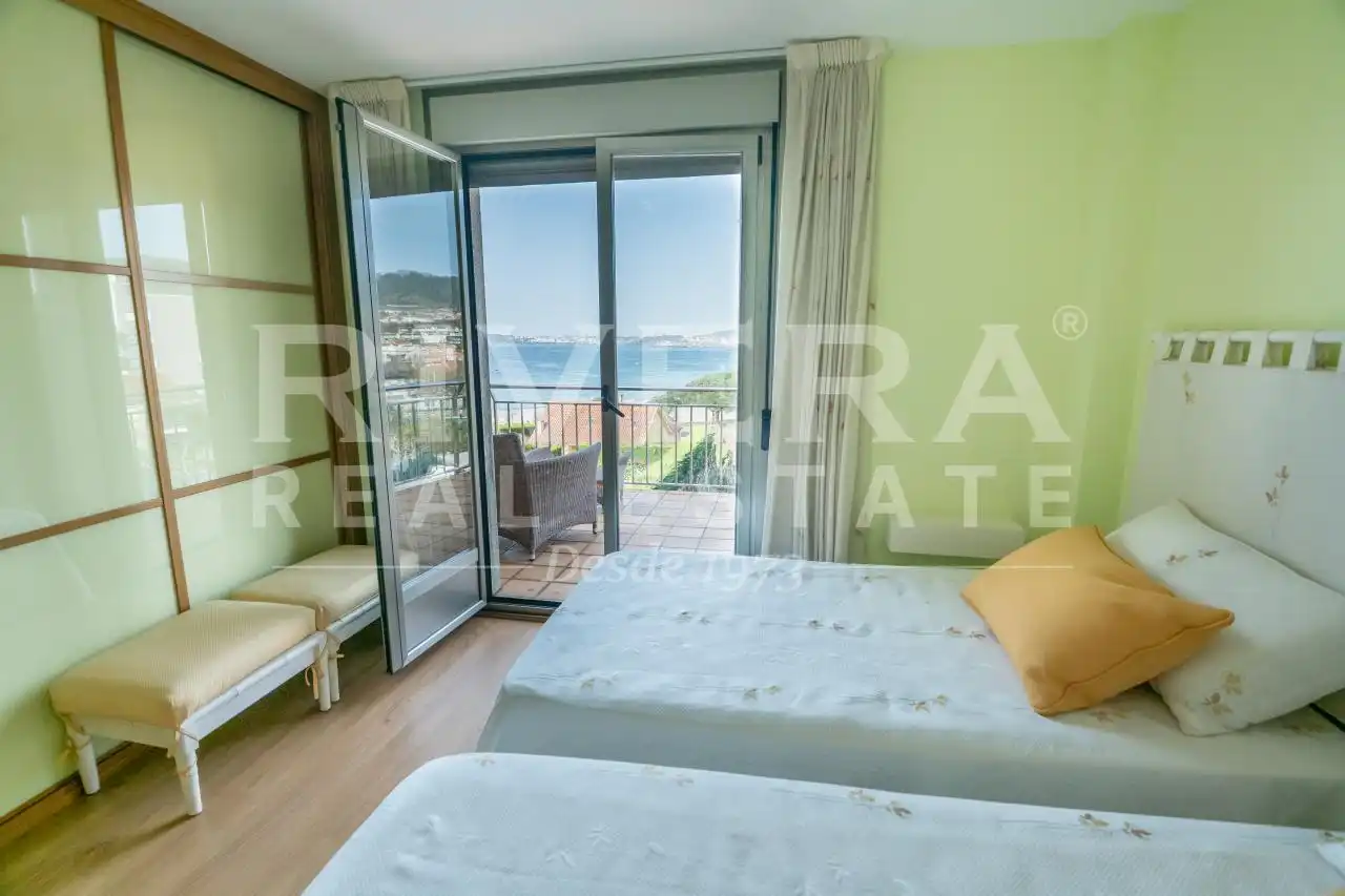Bedroom of Detached homes for sale in Sanxenxo  with Heating, Private garden and Terrace