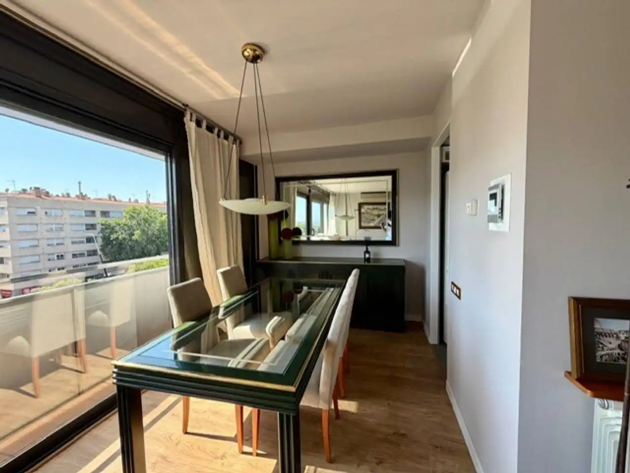 Comedor de Piso de alquiler en Sabadell con Aire acondicionado, Calefacción y Parquet